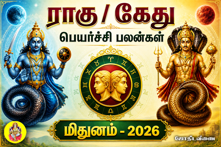 ராகு / கேது பெயர்ச்சி பலன்கள் - 2026 - மிதுனம்